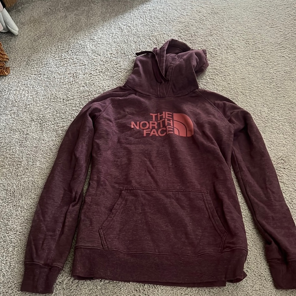 North Face purple sweatshirt